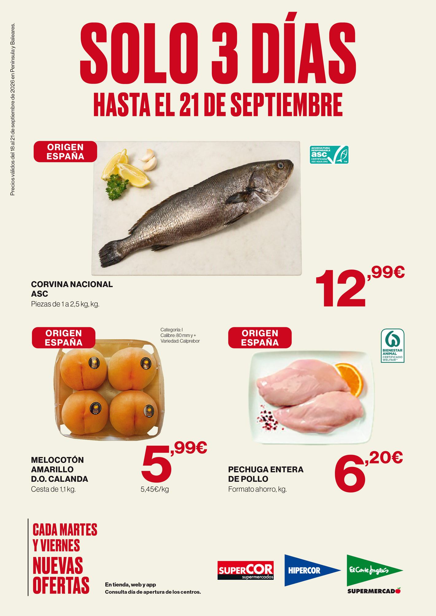 Folleto Hipercor – página 1 de 2