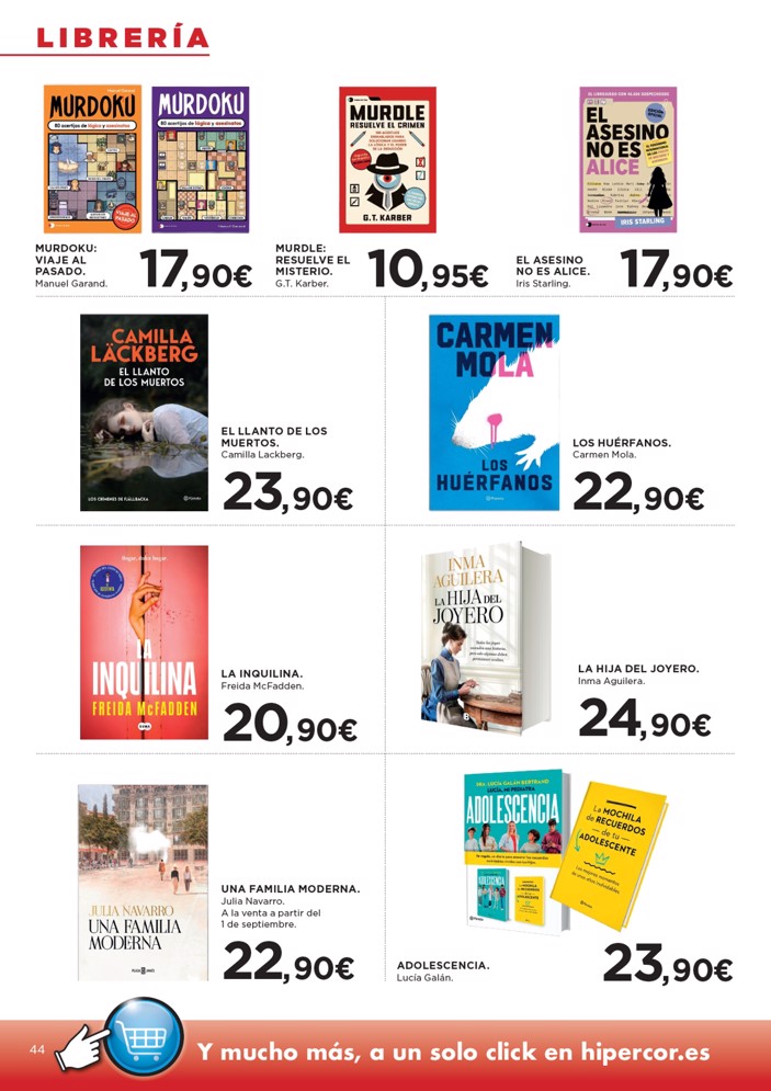 Folleto Hipercor – página 44 de 48