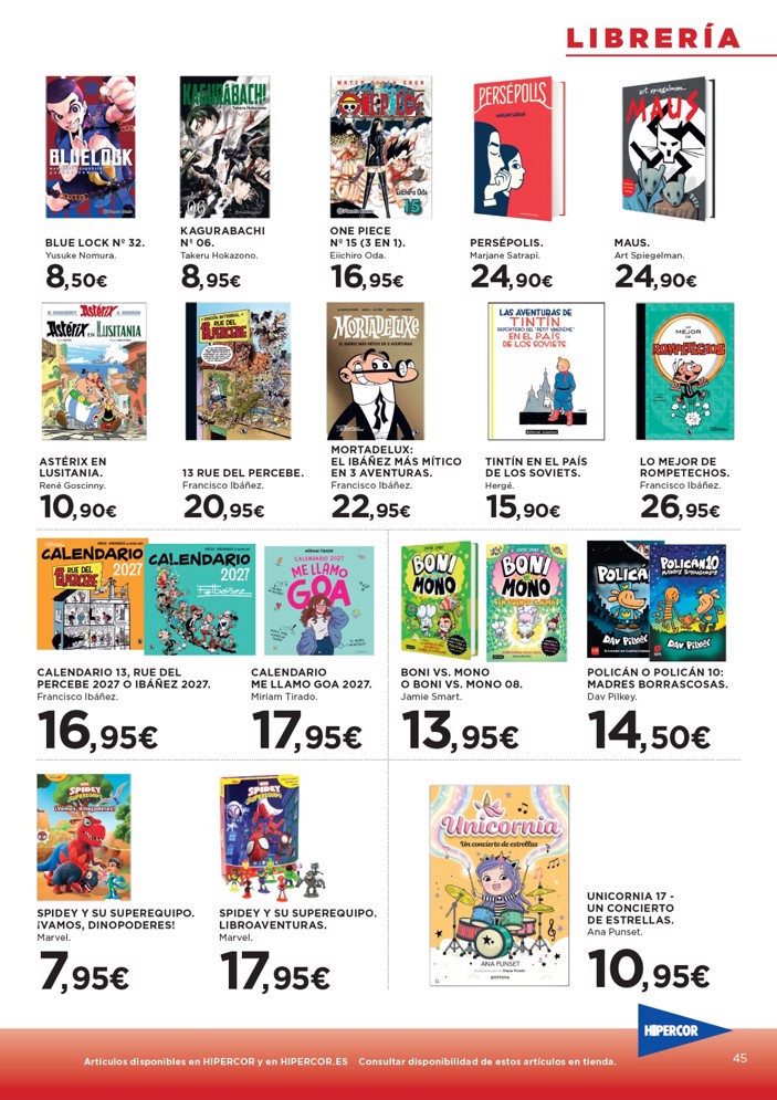 Folleto Hipercor – página 45 de 48