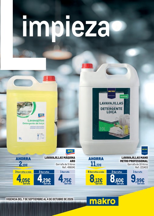 Catálogo Catálogo Limpieza de Makro