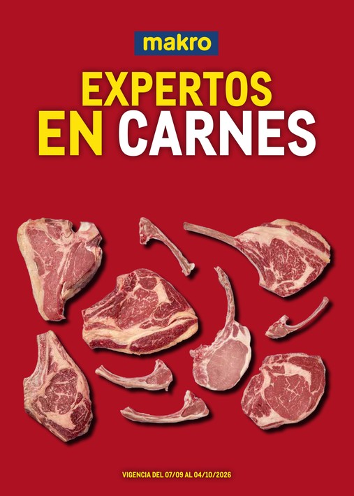 Catálogo Expertos en carnes de Makro