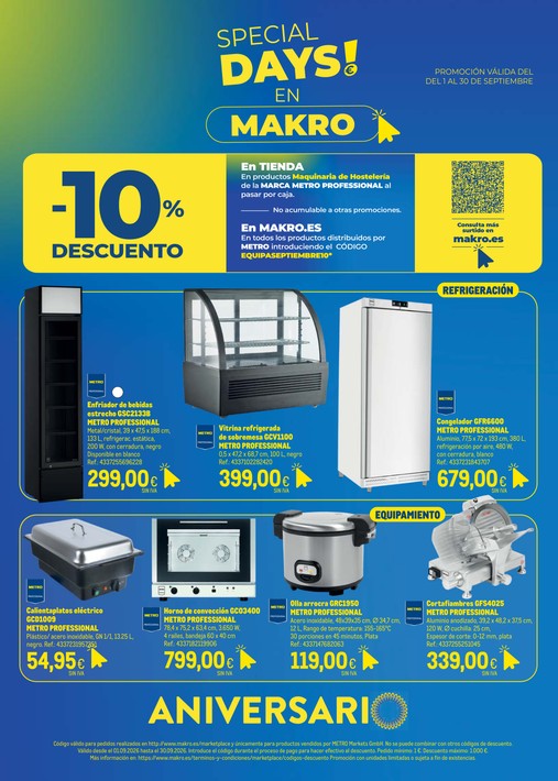 Catálogo Special Days Septiembre 2026 de Makro