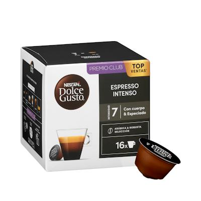 Café en cápsula espresso intenso Dolce Gusto