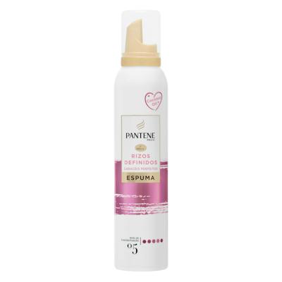 Espuma cabello rizos definidos Pantene fijación 5