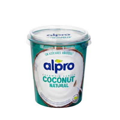 Postre de coco natural Alpro sin azúcares añadidos