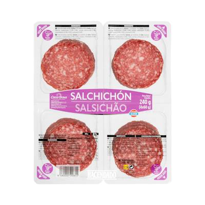 Salchichón extra Hacendado lonchas
