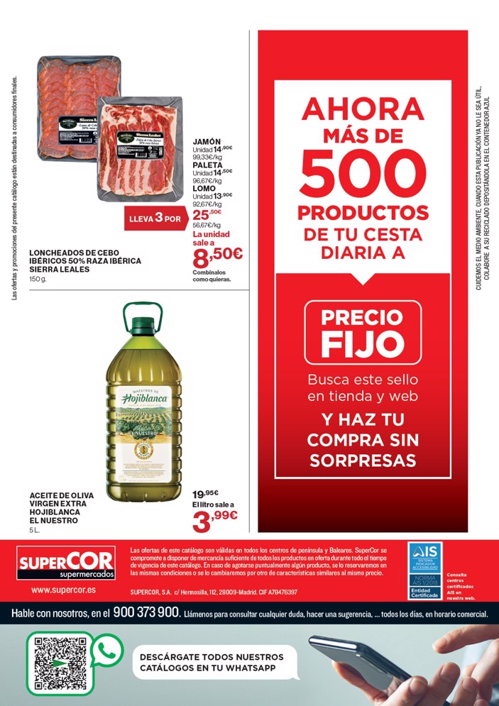 Folleto Supercor – página 28 de 28
